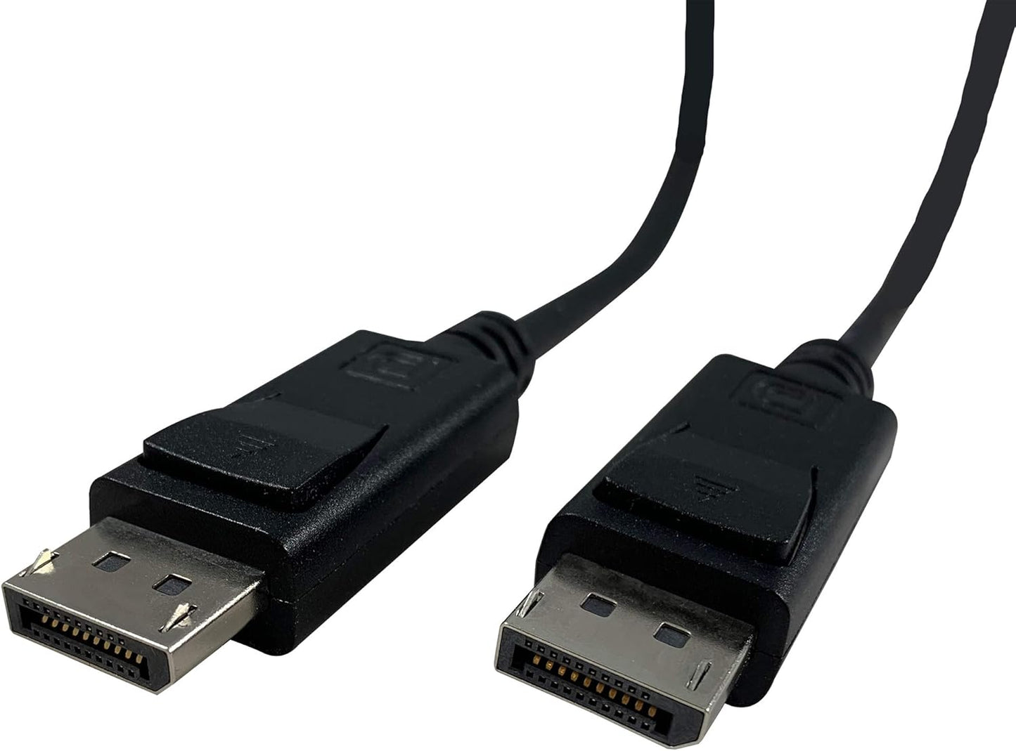 DP to DP 1.4-2 Pack of Vesa-Certified Displayport 1.4 Cable - 6 Feet, Hbr3, 8K @60Hz, 4K UHD @240Hz, 6.6 Feet (2 Meters) (B088C-207B-23)(Pack of 2)
