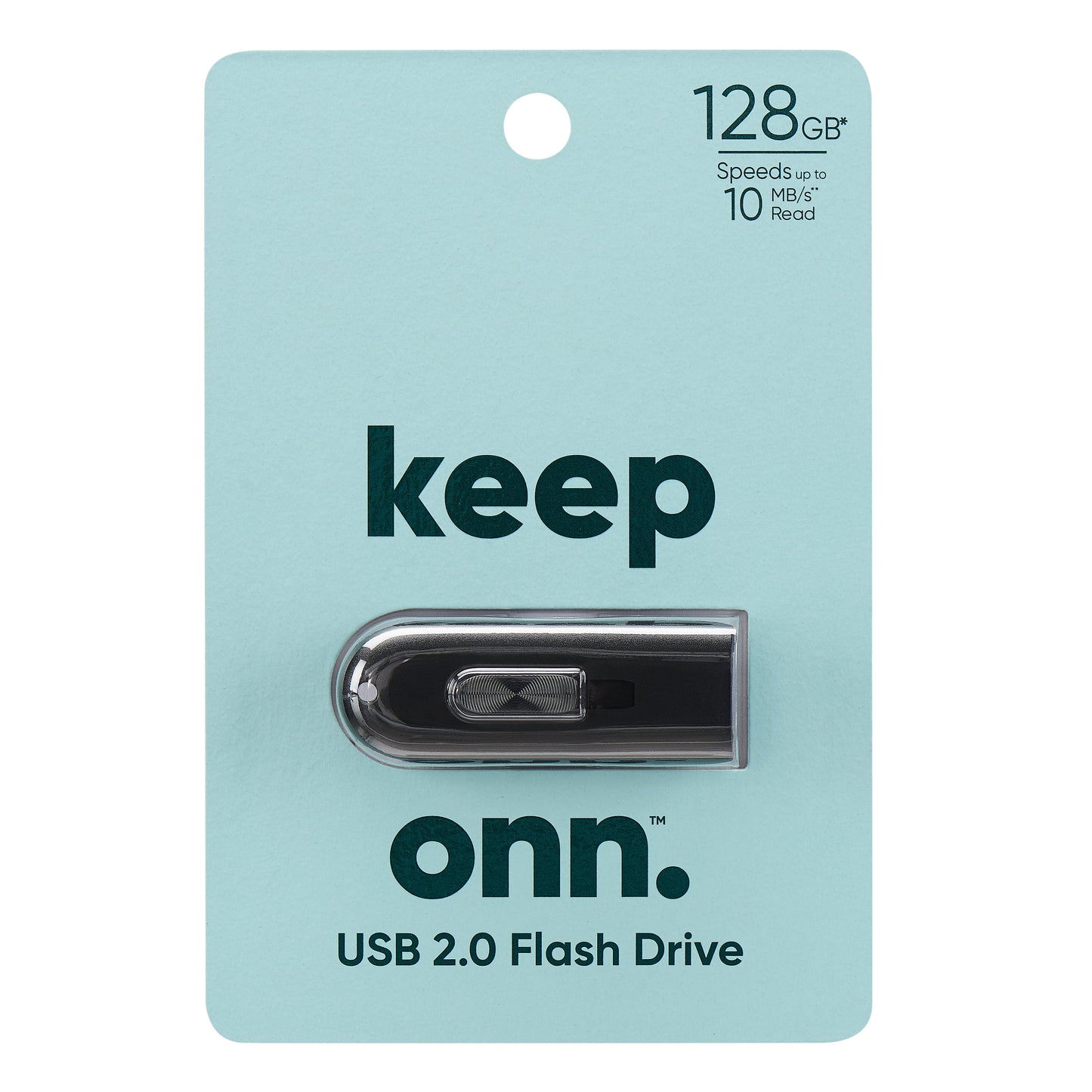 USB 2.0 Flash Drive for Tablets and Computers, 128 GB Capacity