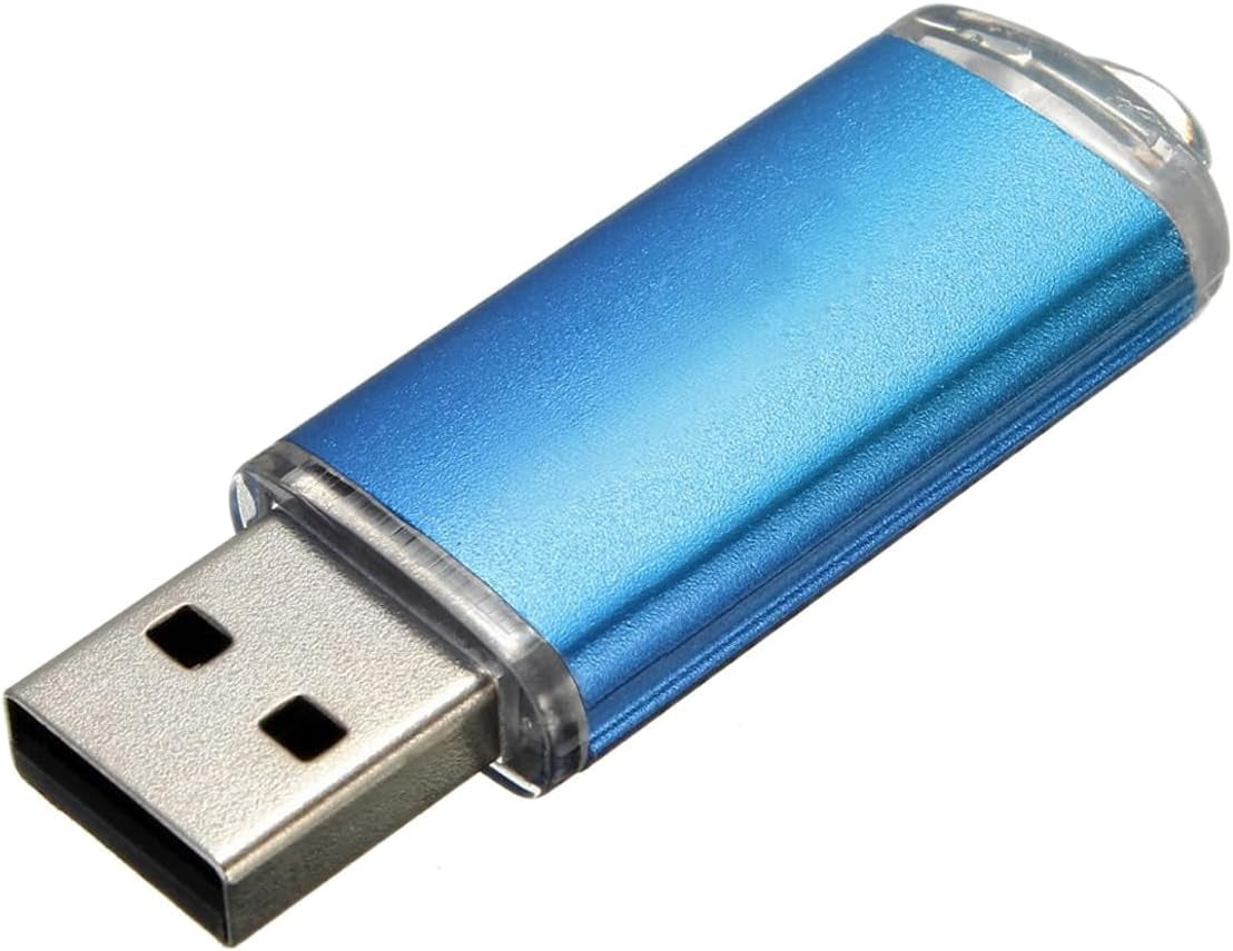 USB Flash Drive 5 Pack 32GB USB 2.0 Flash Drive Memory Stick USB Drive Jump Drive USB Storage Flash Drives Pen Drive Thumb Drives (5 Mixed Colors: Black Blue Green Red Silver)