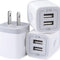 Charger Block, USB Wall Charger, Double USB Fast Charging Cube Block Charger Box, 2.1A Phone Charger Power Adapter 3 Pack for Iphone 16 15 14 13 12 11 Pro Max XS XR X 8 7 6 Samsung Galaxy S24 A15 Note