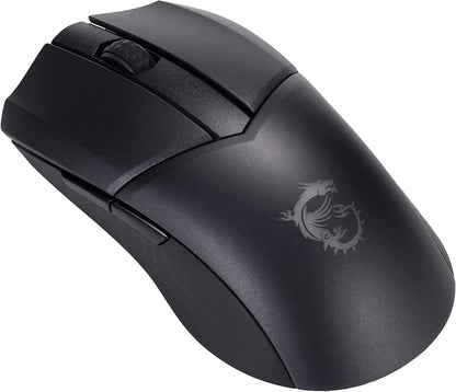Clutch GM41 Lightweight Wireless Gaming Mouse & Charging Dock, 20,000 DPI, 60M Omron Switches, Fast-Charging 80Hr Battery, RGB Mystic Light, 6 Programmable Buttons, Pc/Mac