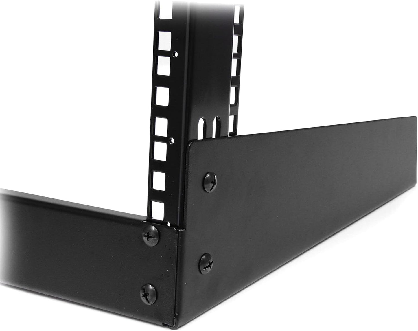 2-Post 12U Desktop Server Rack, Small Open Frame 19In Computer Rack, Compact Network Rack for AV / Studio / Data / IT Equipment, Free Standing Two-Post Home/Office Rack , TAA (RK12OD)
