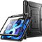 for Ipad Air 5Th Generation Case / Ipad Air 4Th Generation Case with Pencil Holder (Unicorn Beetle Pro), [Built-In Screen Protector & Stand] Rugged Case for Ipad Air 5/4 10.9 Inch, Black