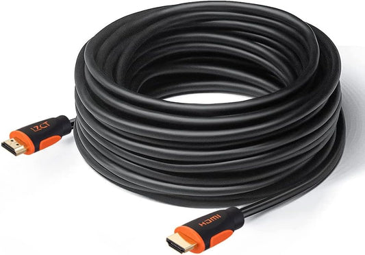 4K High Speed HDMI Cable 50FT with Ethernet HDMI Cord V2.0 Support 4K@60Hz Ultra HD 2160P 3D ARC HDR (Length from 3' to 125') Dual Color Mould