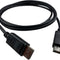 DP to DP 1.4-2 Pack of Vesa-Certified Displayport 1.4 Cable - 6 Feet, Hbr3, 8K @60Hz, 4K UHD @240Hz, 6.6 Feet (2 Meters) (B088C-207B-23)(Pack of 2)