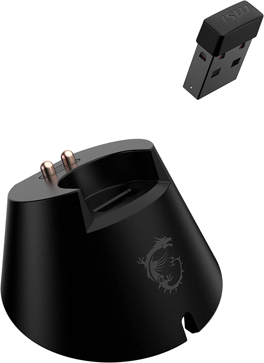 Clutch GM41 Lightweight Wireless Gaming Mouse & Charging Dock, 20,000 DPI, 60M Omron Switches, Fast-Charging 80Hr Battery, RGB Mystic Light, 6 Programmable Buttons, Pc/Mac