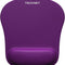 Mouse Pad with Wrist Support, Ergonomic Gaming Mouse Pad Pain Relief, Portable Comfortable Mousepad for Computer, Laptop, Office, Home and Travel, Non-Slip Base, Waterproof Surface, Purple