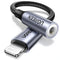 Headphone Adapter for Iphone Lightning to 3.5Mm Adapter Apple Mfi Certified Lightning Aux Audio Jack Dongle Compatible with Iphone 14 Pro Max/14 Plus/13 12 Pro Max/Se/11 Pro Max/Xs, Grey