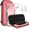8PCS Case Compatible with Switch Lite, (Not Compatible with Switch) Carrying Case Accessories Kit, 1 Soft Silicon Case + 2 Screen Protector + 4 Thumb Caps + 1 Storage Carrying Bag