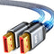 Displayport Cable 8K 1.4, VESA Certified 8K 4K DP Cable 6.6Ft, Display Port Cable [8K@60Hz, 4K@144Hz, 2K@240Hz, 32.4Gbps], High Refresh Rate for Gaming Monitor, HBR3, HDR, Graphics Card, PC