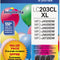 Genuine High Yield Color Ink Cartridge, LC2033PKS, Replacement Color Ink Three Pack, Includes 1 Cartridge Each of Cyan, Magenta & Yellow, Page Yield up to 550 Pages, Amazon Dash Replenishment Cartridge, LC203