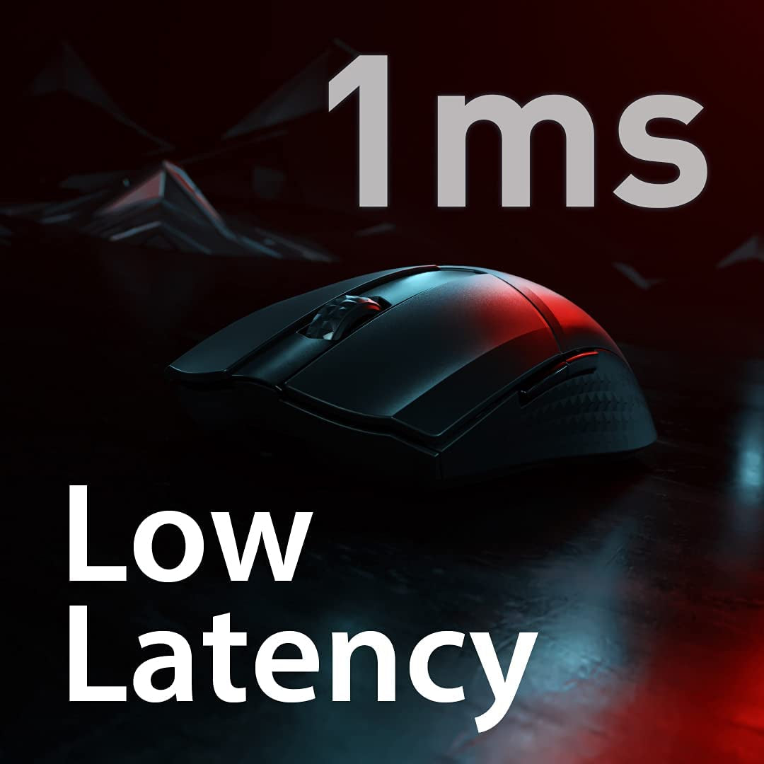 Clutch GM41 Lightweight Wireless Gaming Mouse & Charging Dock, 20,000 DPI, 60M Omron Switches, Fast-Charging 80Hr Battery, RGB Mystic Light, 6 Programmable Buttons, Pc/Mac