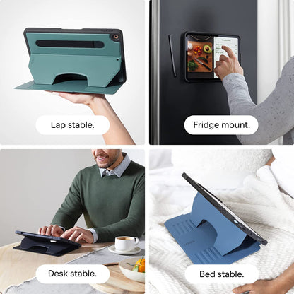 Ipad Pro 11 Inch Case 1St/2Nd/3Rd/4Th Generation Case 2018/2020/2021/2022 | Slim Protective Case Wireless Apple Pencil Charging | Convenient Magnetic Stand & Sleep/Wake Cover | Stealth Black