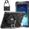 Ipad Air Case 1St Generation 2013,  Ipad Air 1 Case Heavy Duty Shockproof, Military Grade Rugged Protective Case W/Rotating Stand Hand Shoulder Strap for Ipad Air 9.7 Inch A1474/A1475/A1476-Black
