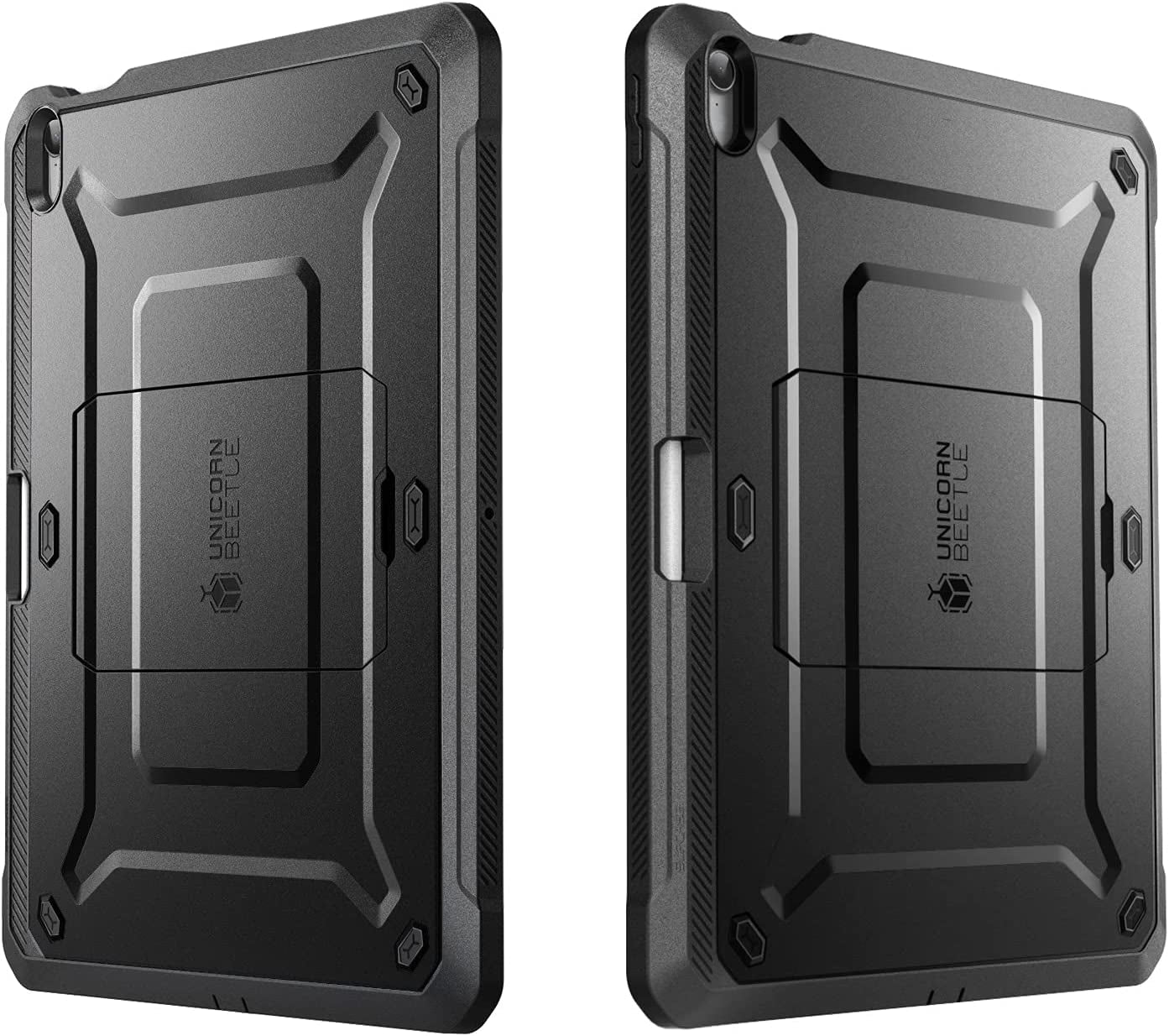 for Ipad Air 5Th Generation Case / Ipad Air 4Th Generation Case with Pencil Holder (Unicorn Beetle Pro), [Built-In Screen Protector & Stand] Rugged Case for Ipad Air 5/4 10.9 Inch, Black