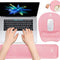 Memory Foam Set Wrist Rest Pad & Mouse Wrist Rest Support,Ergonomic Design for Office,Home,Laptop,Desktop Computer,Gaming Keyboard - Pink
