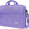 Laptop Shoulder Messenger Bag Compatible with Macbook Air/Pro,13-13.3 Inch Notebook,Compatible with Macbook Pro 14 Inch M3 M2 M1 Pro Max 2023-2021 with Adjustable Depth at Bottom, Purple