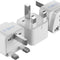 UK, Hong Kong, Ireland, UAE Travel Plug Adapter (Type G) - 3 Pack [Grounded & Universal] (GP-7-3PK), White, Standard