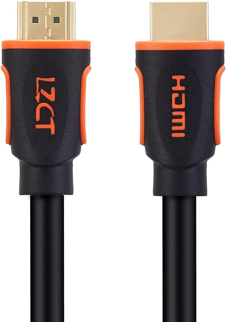 4K High Speed HDMI Cable 50FT with Ethernet HDMI Cord V2.0 Support 4K@60Hz Ultra HD 2160P 3D ARC HDR (Length from 3' to 125') Dual Color Mould