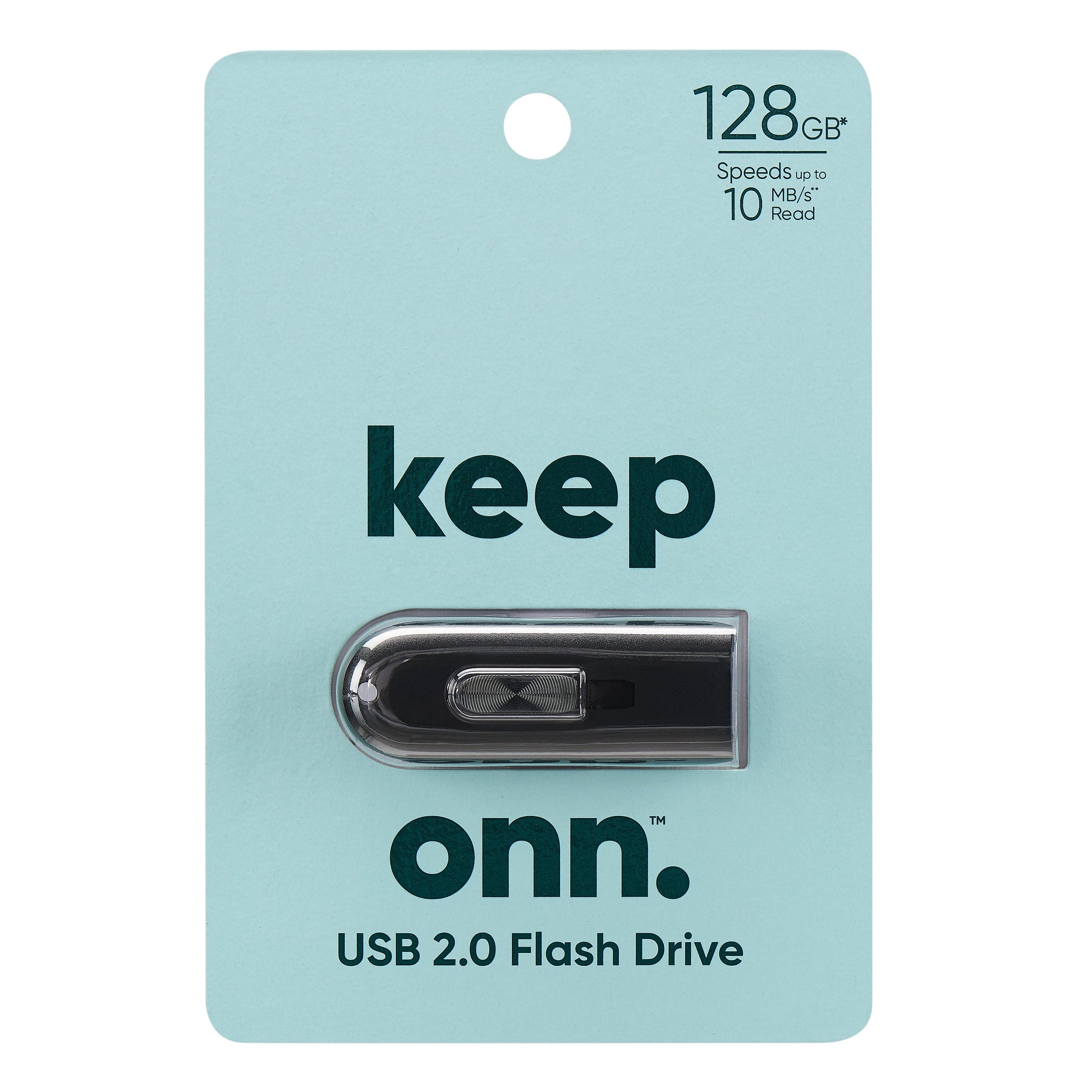 USB 2.0 Flash Drive for Tablets and Computers, 128 GB Capacity