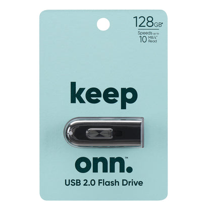 USB 2.0 Flash Drive for Tablets and Computers, 128 GB Capacity