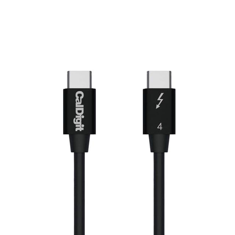 Thunderbolt 4 Cable - 40Gbps 100W Power Delivery, Compatible with Thunderbolt 3 & USB Type C, Macbook Pro, Imac, Iphone 15 Max, Black (0.8 Meter 2.62 Feet, Thunderbolt 4 / USB 4 Cable)