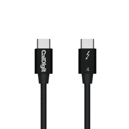 Thunderbolt 4 Cable - 40Gbps 100W Power Delivery, Compatible with Thunderbolt 3 & USB Type C, Macbook Pro, Imac, Iphone 15 Max, Black (0.8 Meter 2.62 Feet, Thunderbolt 4 / USB 4 Cable)