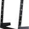 2-Post 12U Desktop Server Rack, Small Open Frame 19In Computer Rack, Compact Network Rack for AV / Studio / Data / IT Equipment, Free Standing Two-Post Home/Office Rack , TAA (RK12OD)