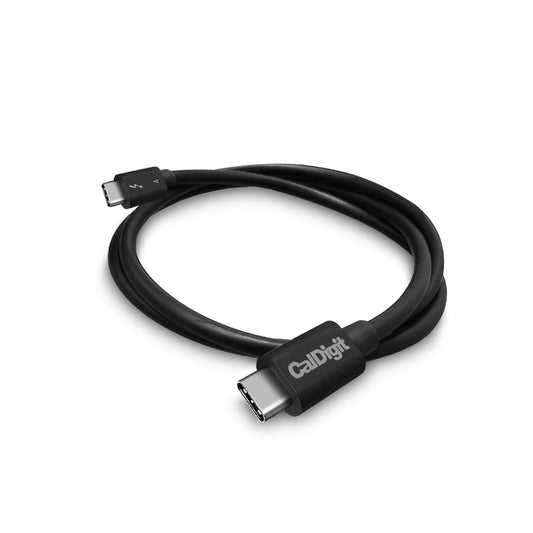 Thunderbolt 4 Cable - 40Gbps 100W Power Delivery, Compatible with Thunderbolt 3 & USB Type C, Macbook Pro, Imac, Iphone 15 Max, Black (0.8 Meter 2.62 Feet, Thunderbolt 4 / USB 4 Cable)